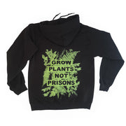 grow plants not prisons hoodie