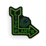 live plants sticker